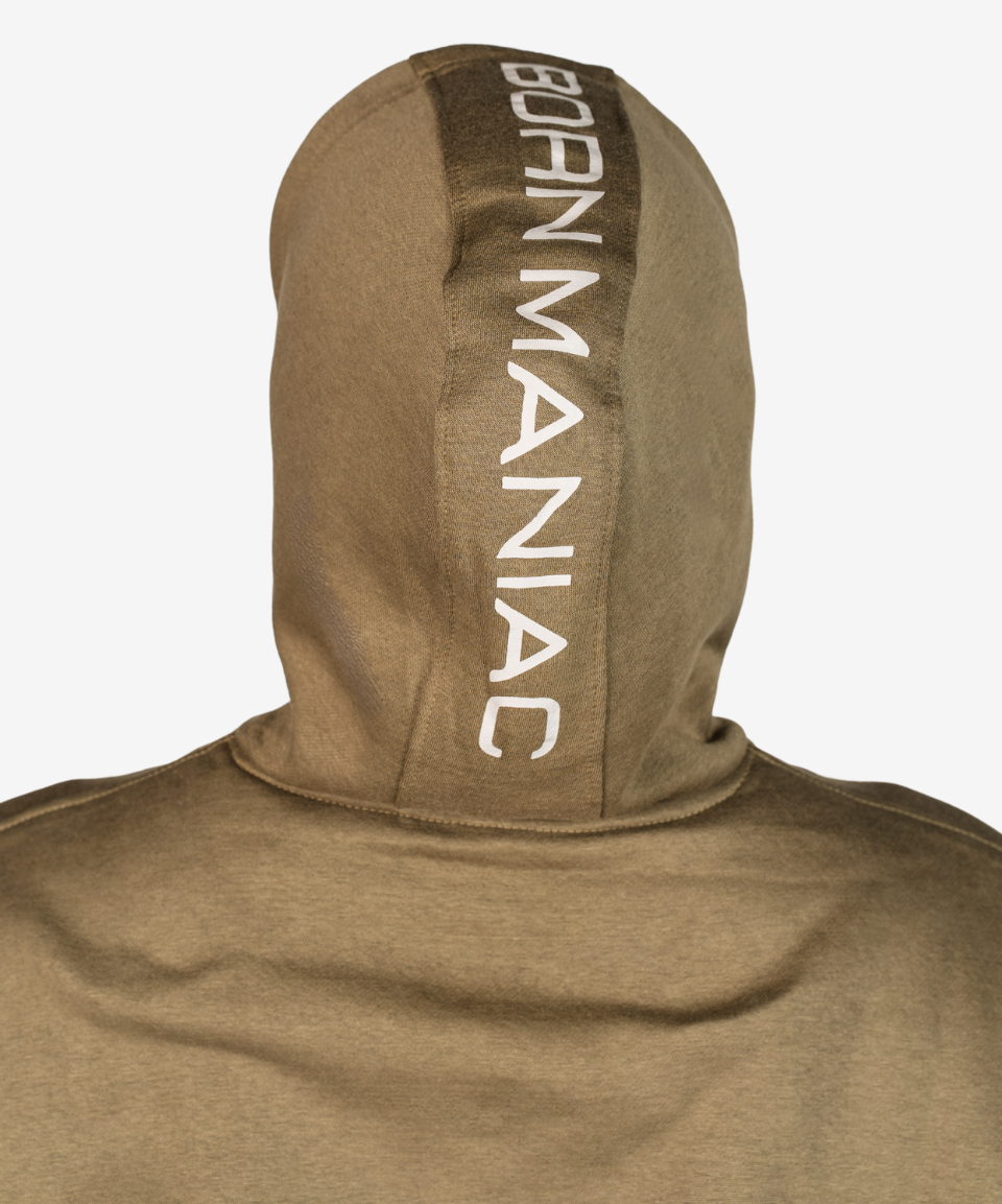 Born Maniac Unisex Moss Embossed Hoodie