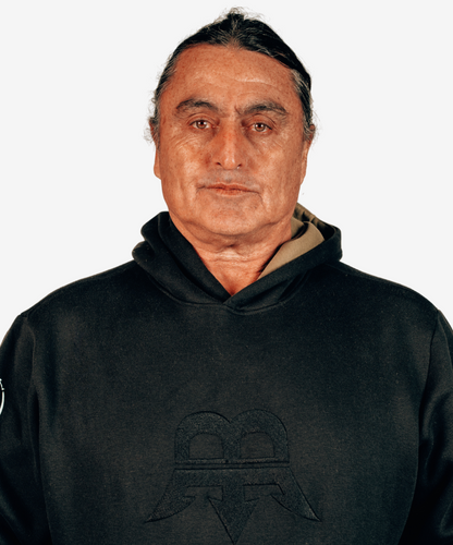 Born Maniac Unisex Black Embroidered Hoodie – David Bromley Collab