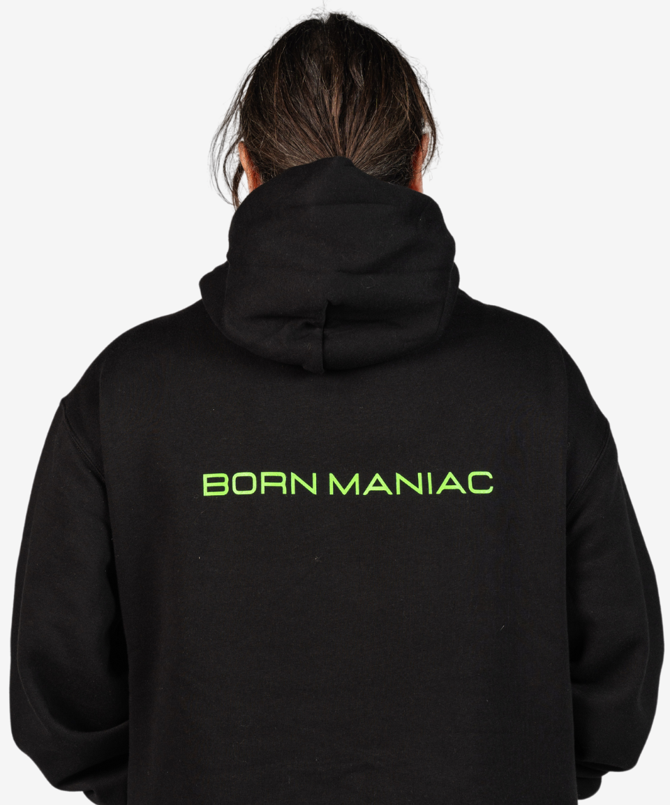 Born Maniac Unisex OG Black Hoodie